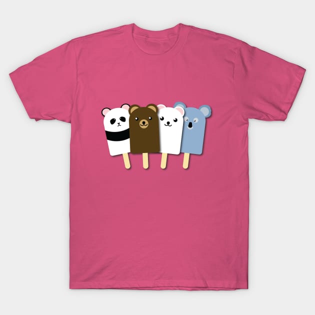 Bear Popsicles T-Shirt by EyeseeMS